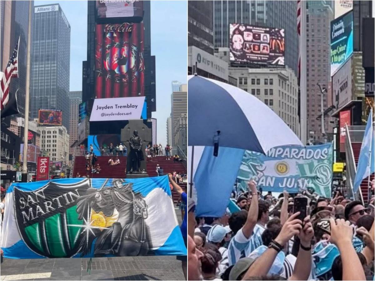 San Juan copó Times Square y dejó a Desamparados y San Martín del mismo lado por Messi
