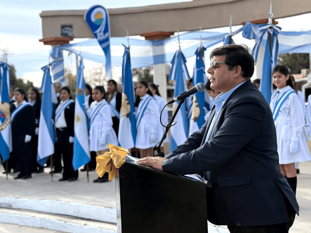 9 de Julio realizó un acto por el aniversario de la Fundación de San Juan en Las Chacritas