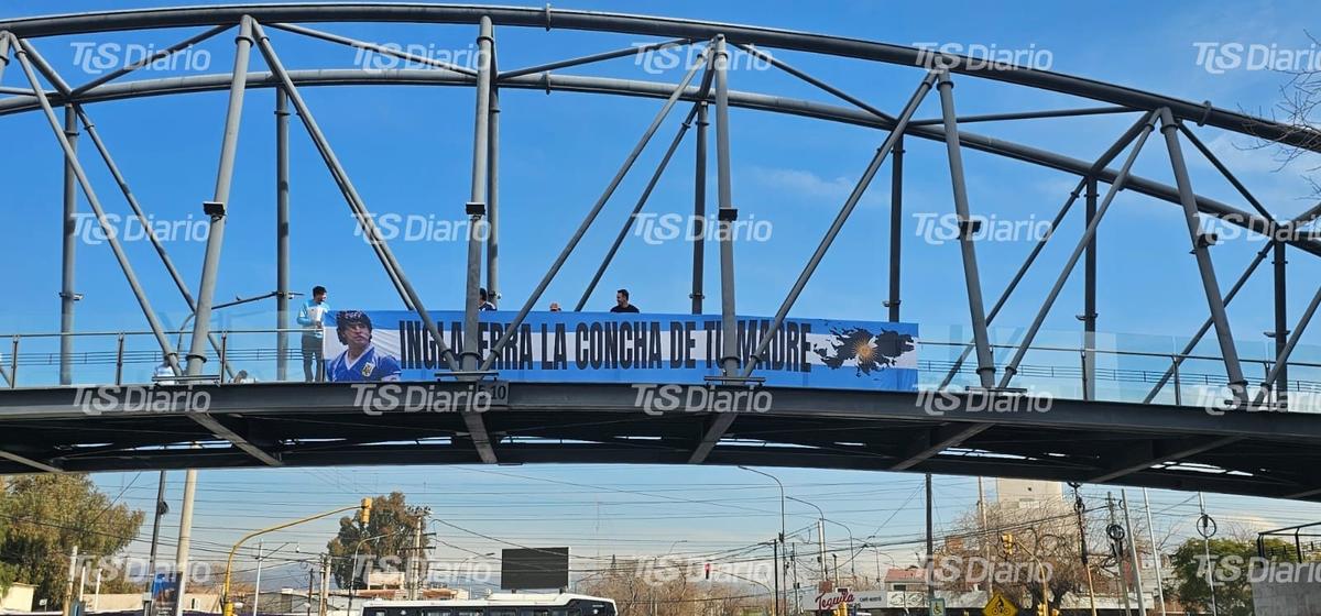 San Juan amaneció con banderas y un mensaje filoso antes de Argentina-Inglaterra