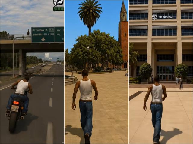 Un video llevó el universo de GTA San Andreas a distintos escenarios de San Juan