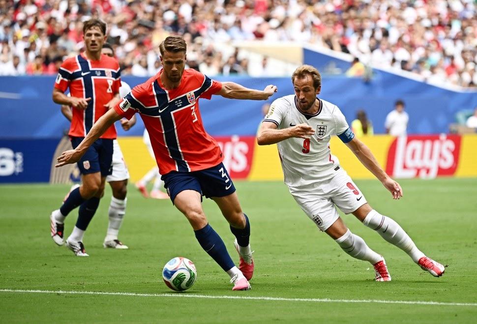 Noruega e Inglaterra cierran la primera parte igualados en un duelo de cuartos