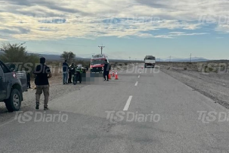 Dolor en Jáchal: un motociclista murió tras un derrape en la Ruta 40