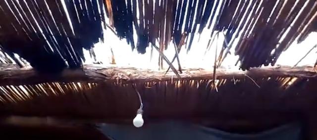 Un incendio dañó el techo de una casa en Media Agua