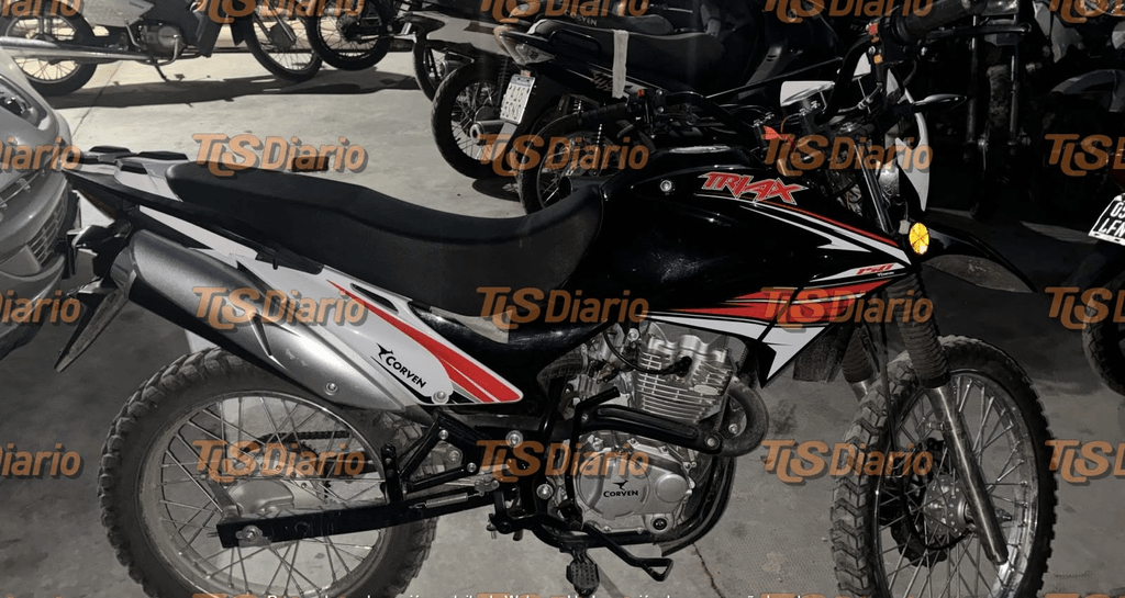 Hallan en Los Caracoles una moto robada en Santa Lucía y los sospechosos huyen