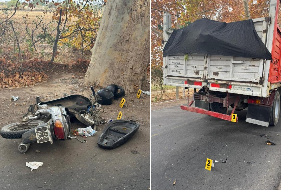 Identificaron a la motociclista que murió tras un trágico choque con un camión: tenía 29 años