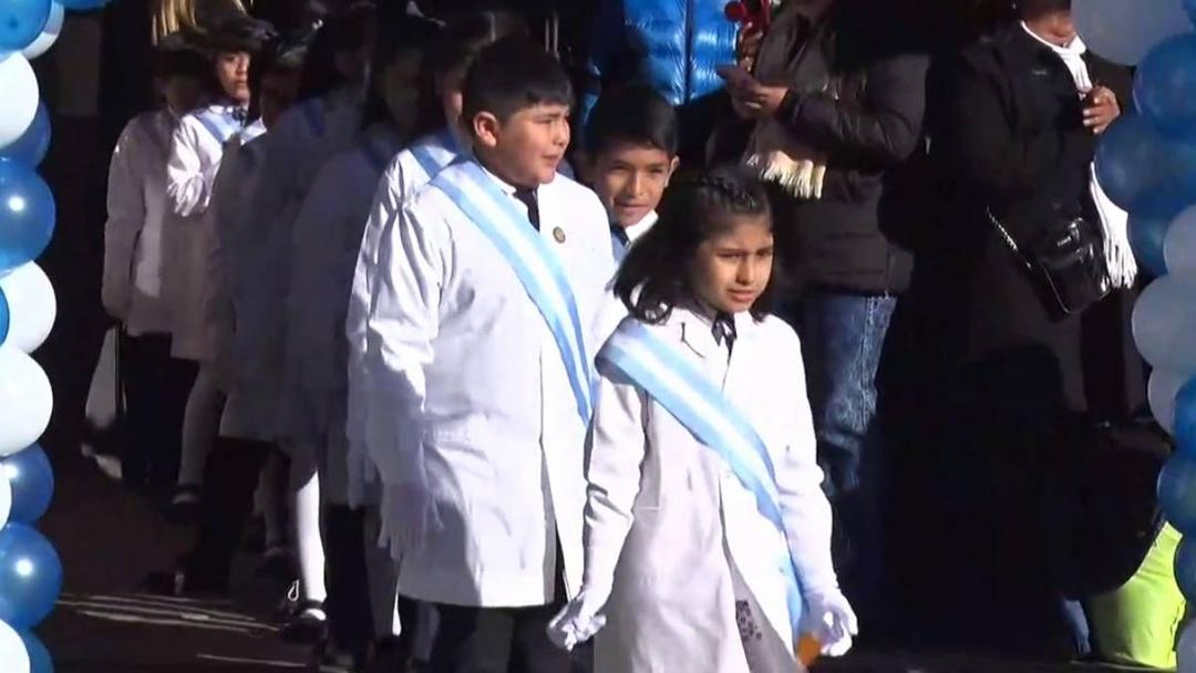 San Juan definió actos escolares descentralizados por el Día de la Bandera