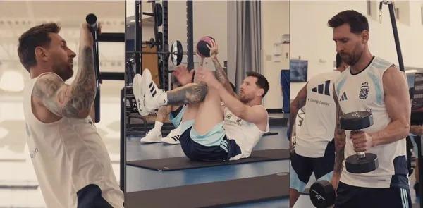 Messi celebró su cumpleaños con un video de entrenamiento en Kansas