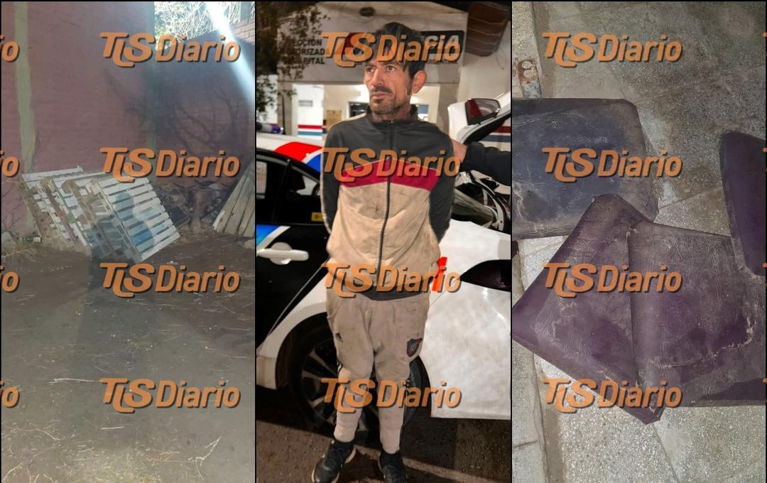 Detuvieron a un hombre tras sustraer sillas de una unión vecinal en Cabot