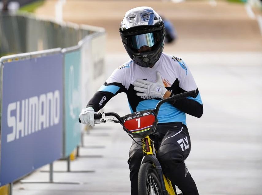 Marcos Frack Rombola cerró sexto en Brisbane y mejoró su marca en el Mundial de BMX