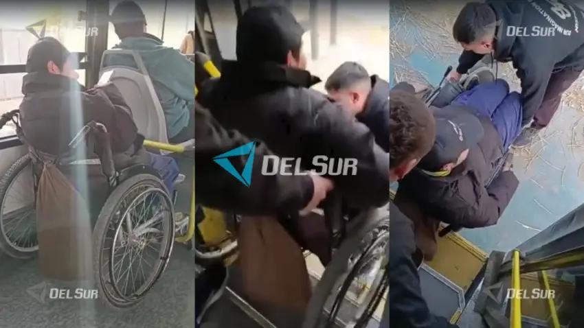 Falla en una rampa de la RedTulum dejó a un pasajero en silla de ruedas sin accesibilidad