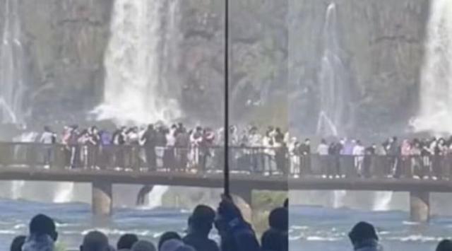 Turista cruzó una barrera de seguridad en Iguazú para recuperar su teléfono