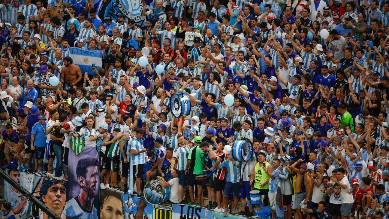 Argentina pasará a Estados Unidos una nómina de 34 mil hinchas vetados para el Mundial 2026