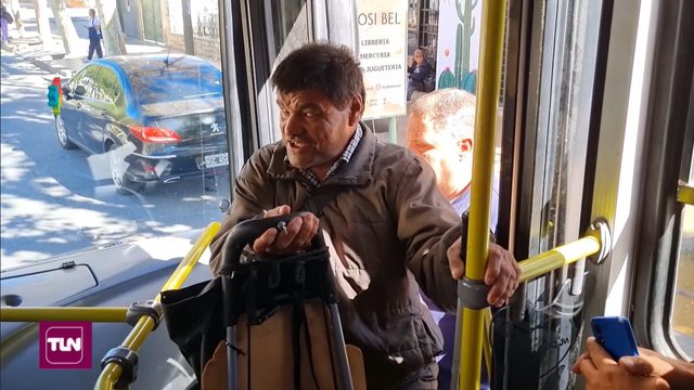 Armando Gómez, el sanjuanino que recorre colectivos y pide más humanidad en la calle