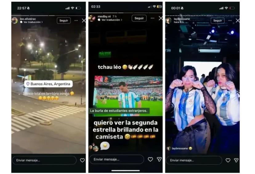 Bronca y reclamos por posteos de supuestos alumnos extranjeros tras la final