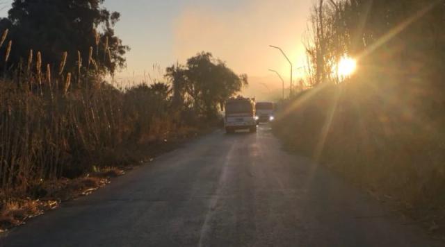 Albardón: analizan si un incendio de cañaverales fue provocado y piden extremar cuidados