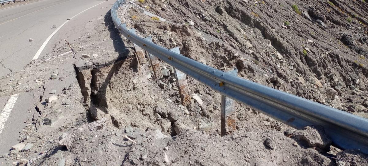 Arreglan un tramo clave de la Ruta 150 y piden manejar con cuidado