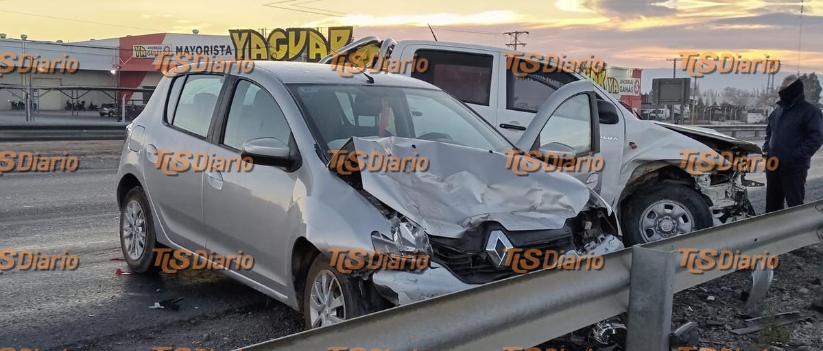 Choque en cadena en el Acceso Este: cuatro vehículos y un despliegue urgente en Santa Lucía