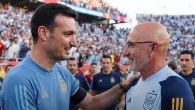 De la Fuente elogió a Scaloni tras el triunfo de España en la final del Mundial 2026