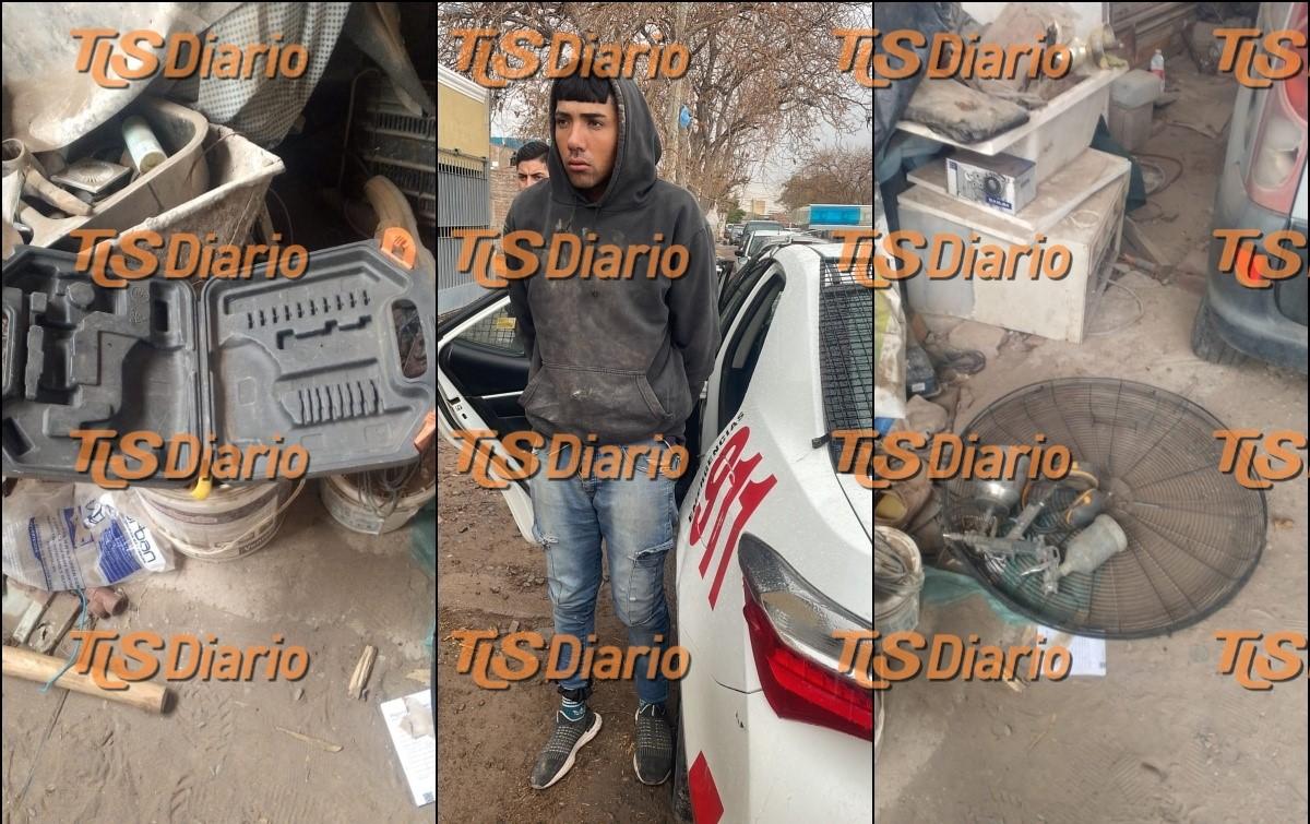 Lo agarraron en plena maniobra y terminó tras las rejas en una casa de Villa Ferra