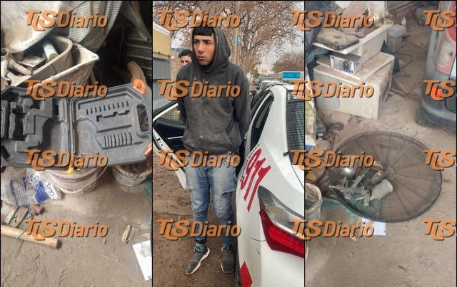 Un propietario redujo a un sospechoso dentro de su casa y quedó detenido