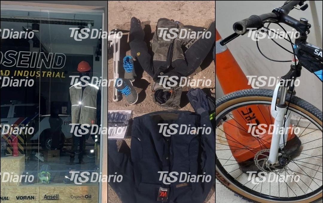 Cinco personas fueron sorprendidas con herramientas presuntamente robadas de un local del edificio Catamarán